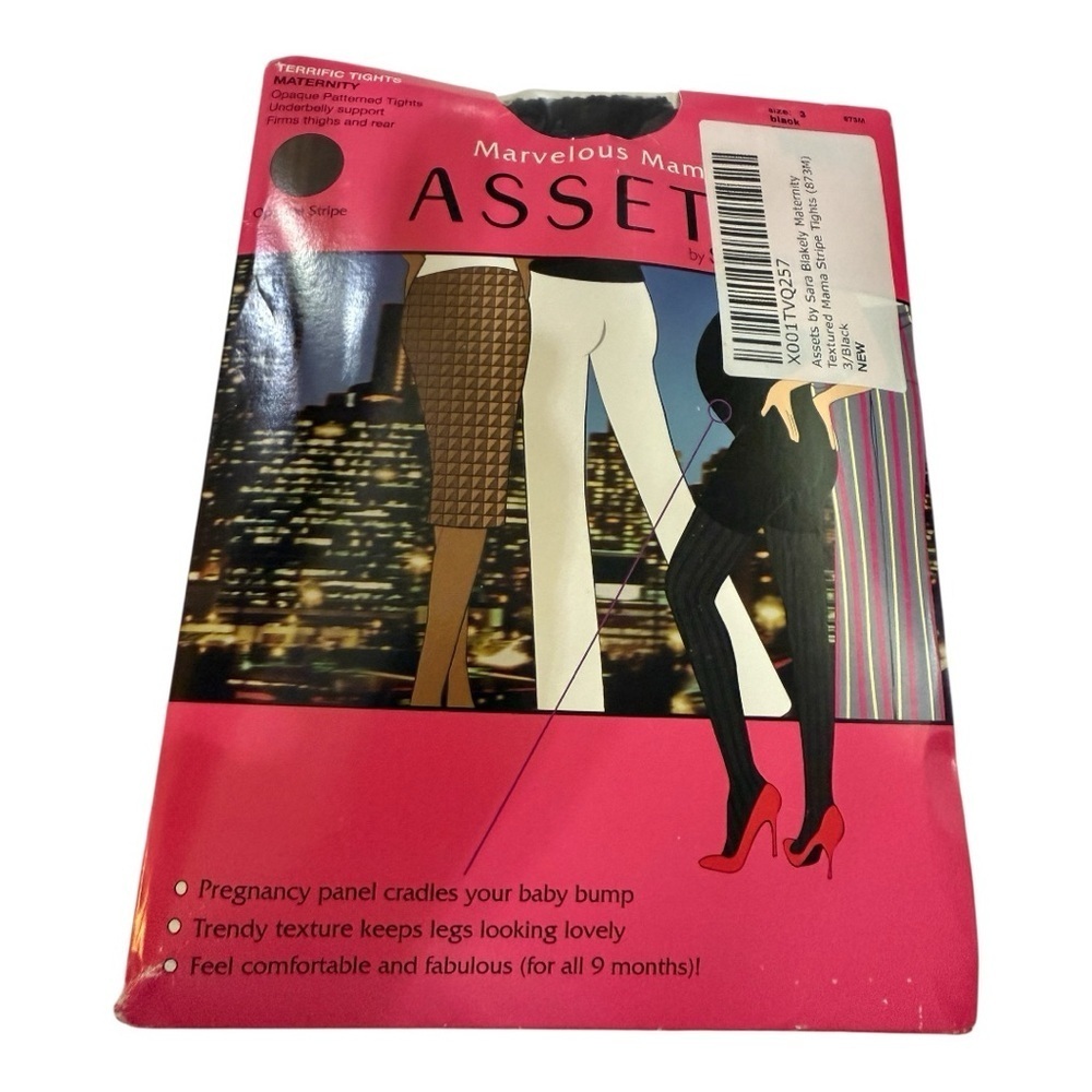 Marvelous Mama by Assets Maternity Tights | Size 3 | Black | NWT